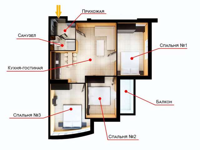 Апартаменты Hvalana Apartments Гомель-10